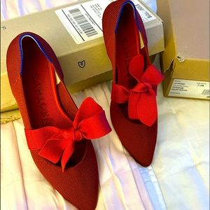 Rothy bow pointy flat